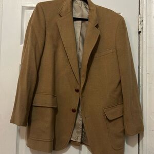 Classic Tan wool  Blazer
Oversized Fit